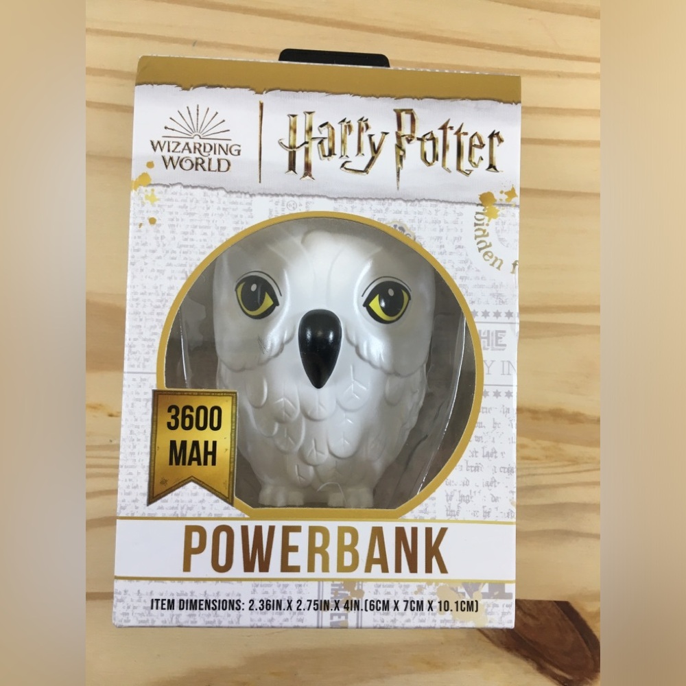 Harry Potter Hedwig Dual Port Powerbank Charger - 3600 MAH LED collection